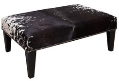 3ft x 2ft Cowhide Footstool / Ottoman FST24-018