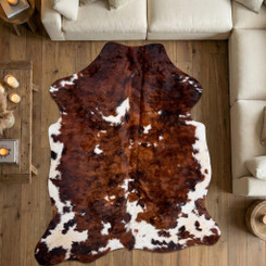 Cowhide Rug FEB26-147 (190cm x 160cm)