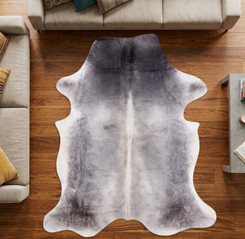 French Grey With Hints Of Fawn Cowhide Rug NOV26-208 (220cm x 190cm)