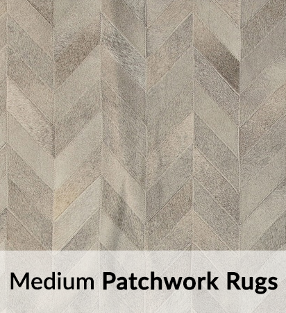 Medium Cowhide Patchwork Rugs