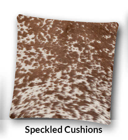 Speckled Cowhide Cushions