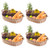 Seagrass Fruit Bread Basket Tray with Handles