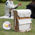Wickerwise Wine & Cheese Picnic Basket - Wicker Tote Bag for Outdoor Parties, Camping, Travel & Celebrations - Wine Holder with Wooden Board - Ideal Present for Birthdays, Weddings and Thanksgiving Wickerwise Wine & Cheese Picnic Basket - Wicker Tote Bag for Outdoor Parties, Camping, Travel & Celebrations - Wine Holder with Wooden Board - Ideal Present for Birthdays, Weddings and Thanksgiving