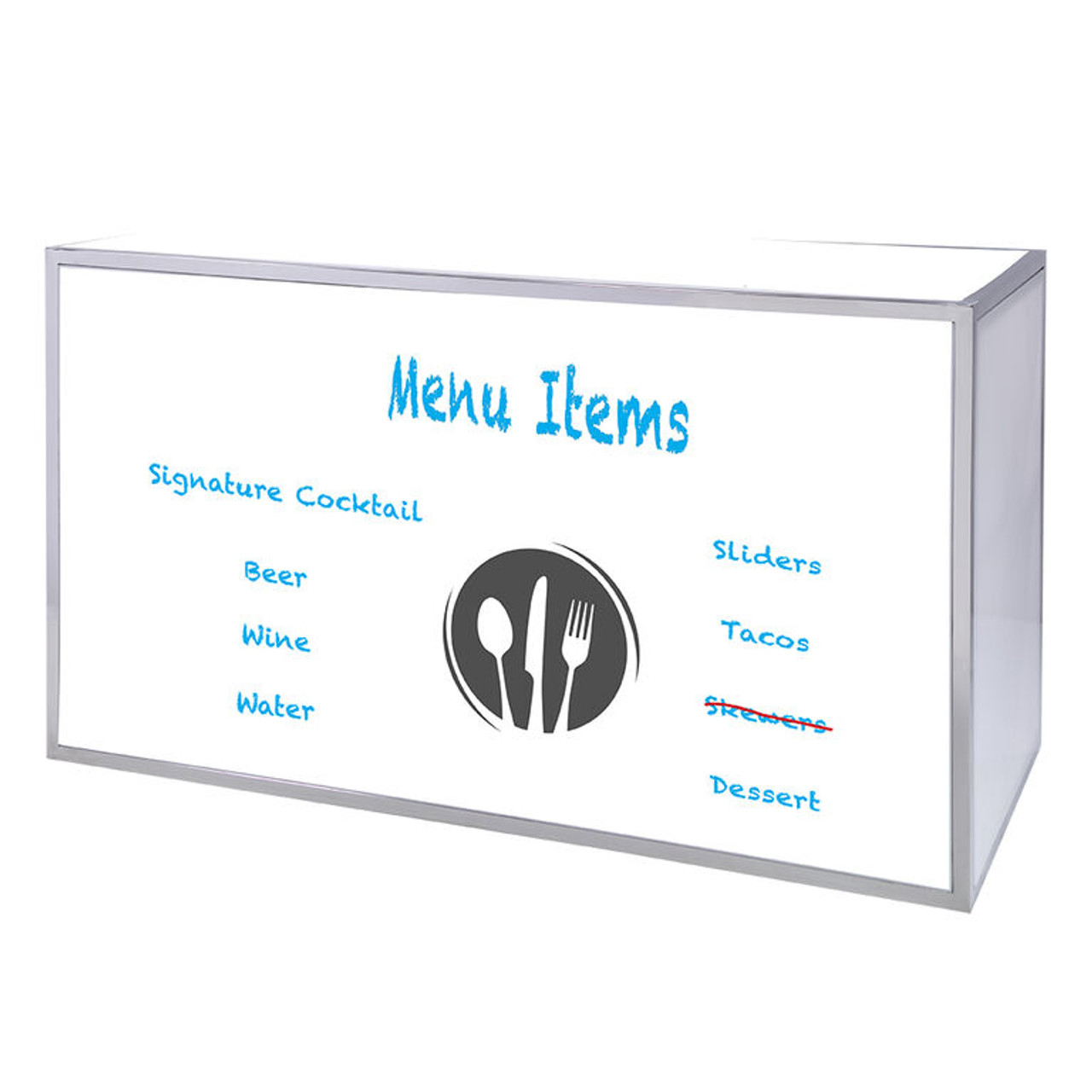 Posh Whiteboard, 6' Front