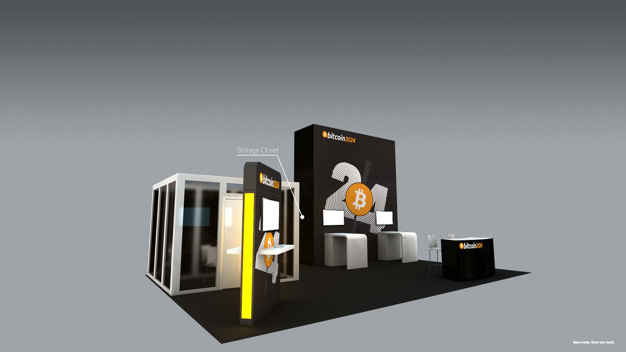 20' x 30' X-Large Booth Option A - BITCOIN 2024