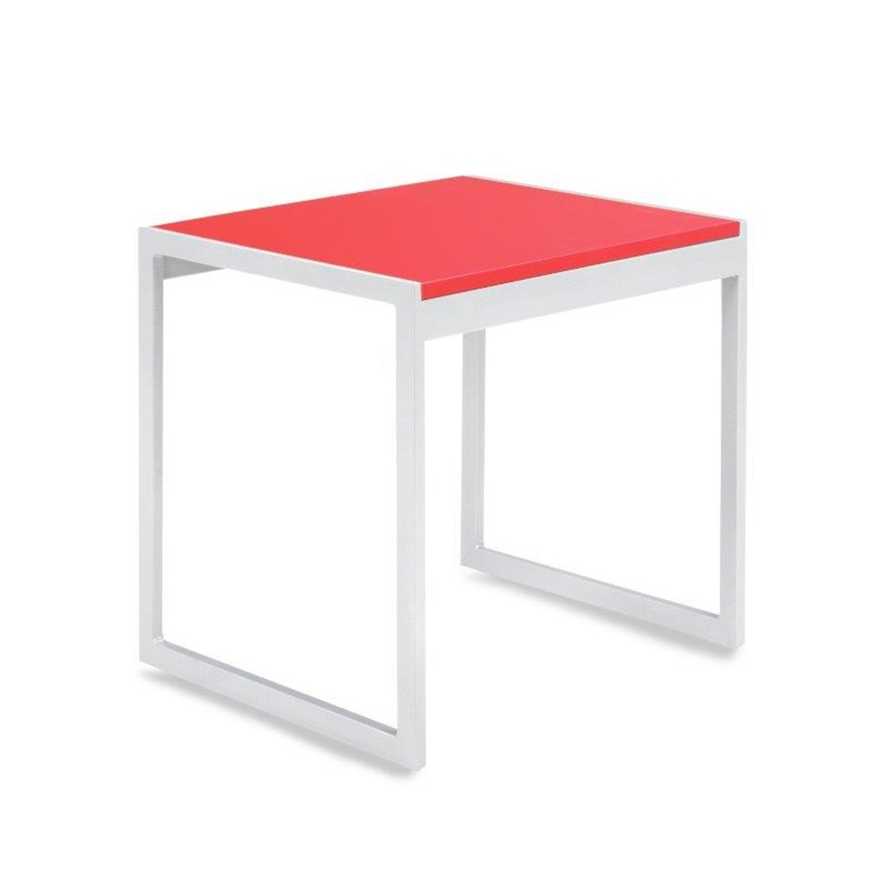 Aria End Table Red