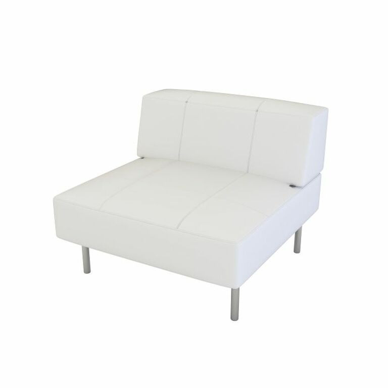Endless Square Low Back Chair White T3 Expo LLC Store 1