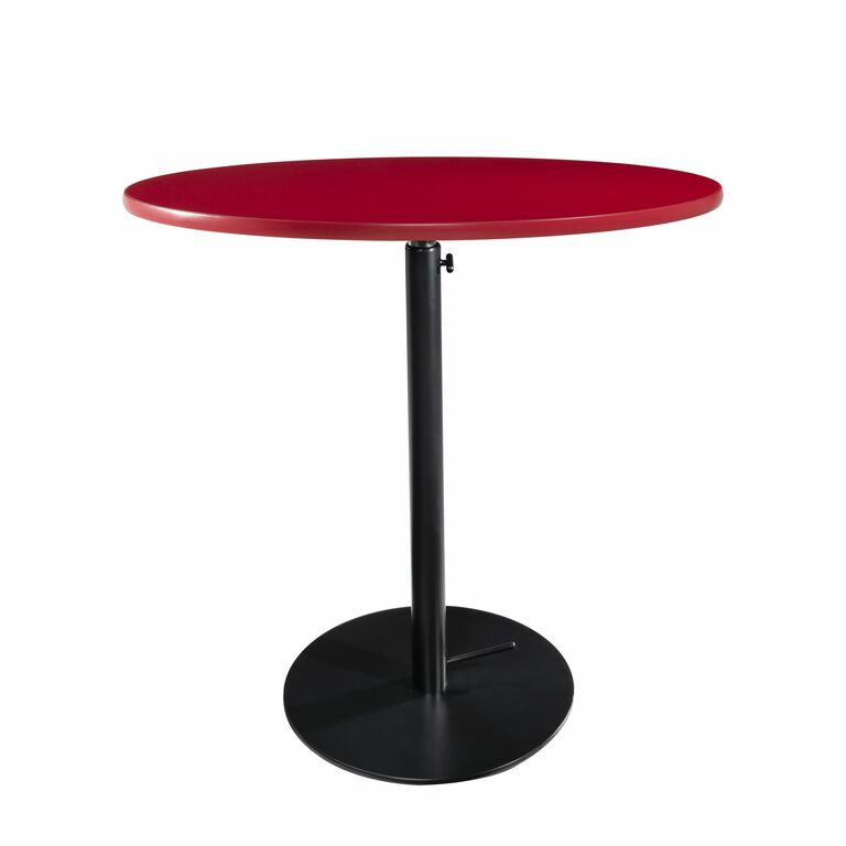 30" Round Madison Bar Table Black Hydraulic Base T3 Expo LLC Store 1