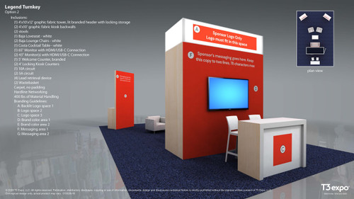 20' x 30' Legend Turnkey Details + Inclusions – Option 2  – Data + AI Summit 2026