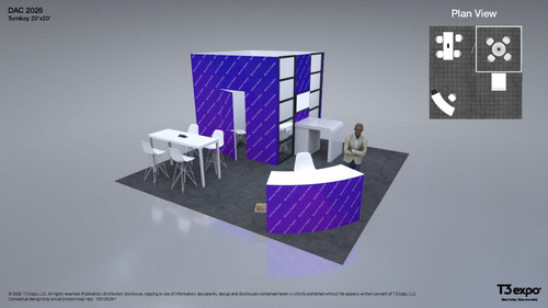 20'x20' Exhibitor Turnkey Package – DAC 2026