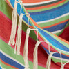 Hammock Chair with Tassel Fringe - Colorful Stripes