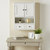 Wall-Mounted White Storage Cabinet