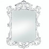 Royal Distressed White Wall Mirror