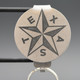 Texas Star Pocket Clip Keychain