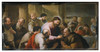The Communion of the Apostles by Luca Giordano Rustic Wood Plaque