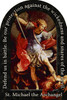St. Michael the Archangel Prayer Arched Magnet