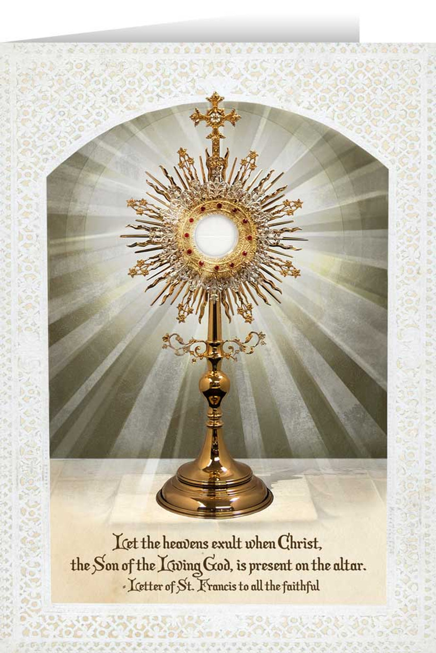 Monstrance Ii Blank Inside Card