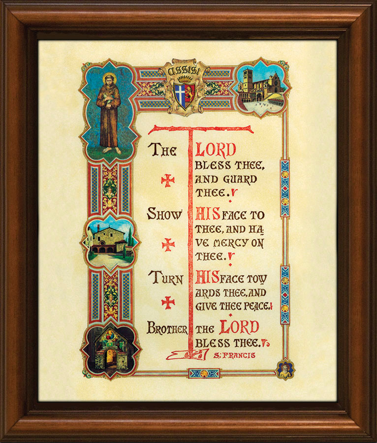 St. Francis Prayer Framed Art Catholic to the Max Online Catholic Store