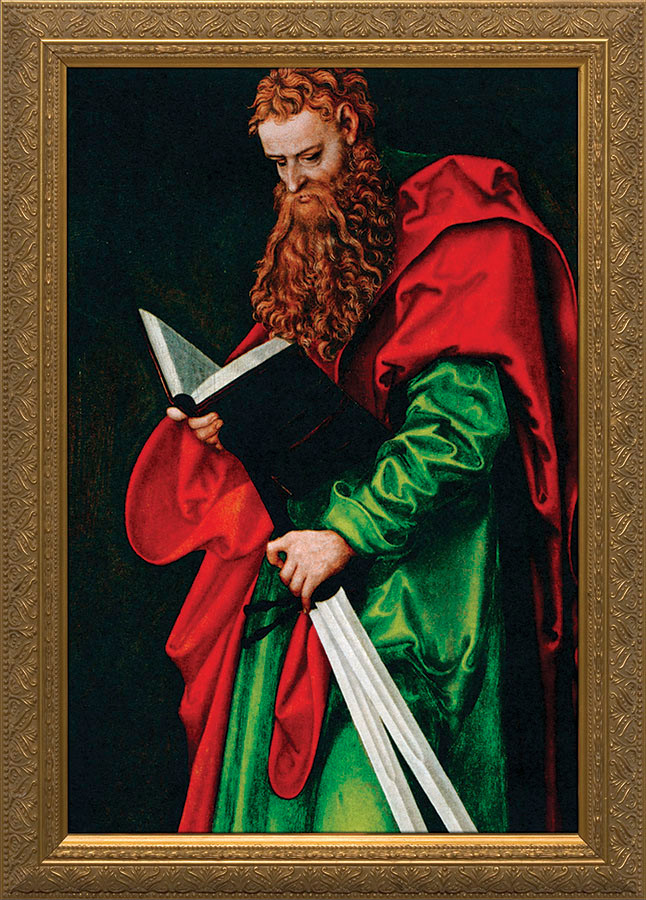 St. Andrew Framed Art - Catholic to the Max - Online Catholic Store