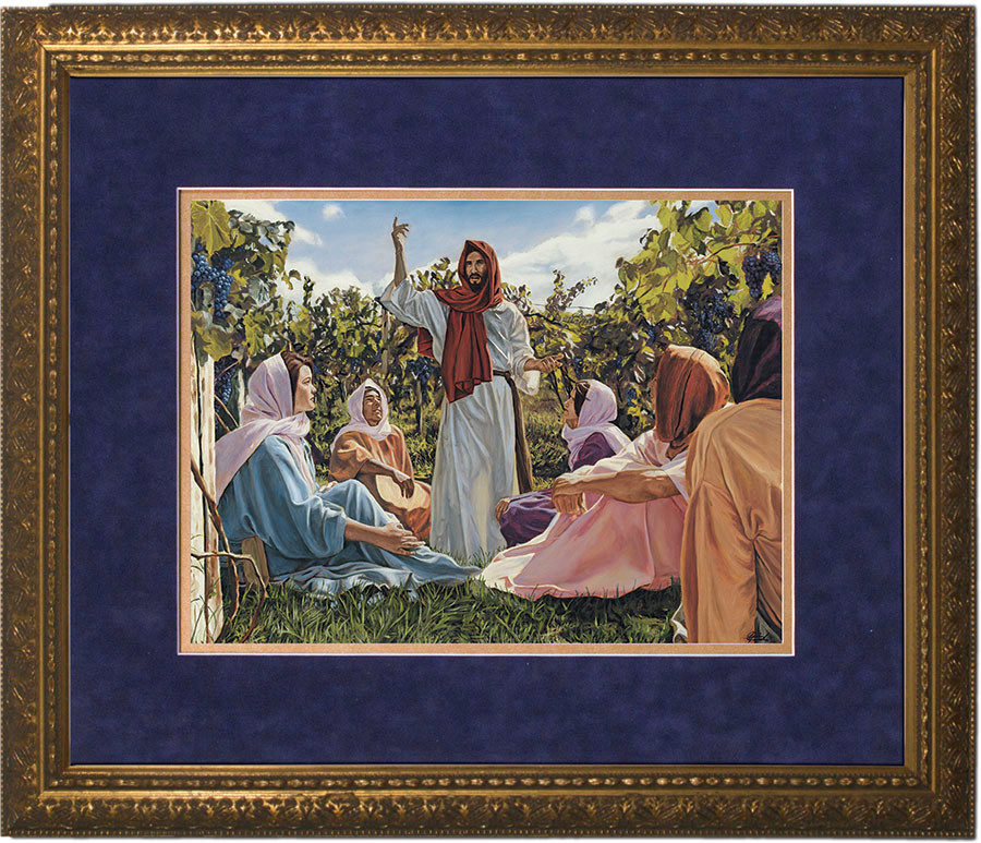 Proclamation of the Kingdom Matted - Gold Framed Art - Catholic to