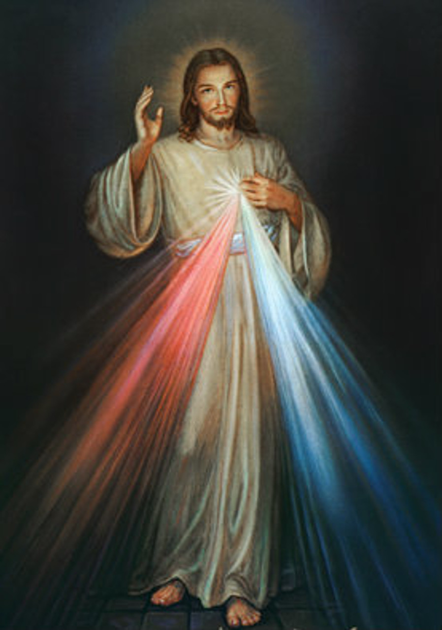 Divine Mercy 19x27 Print - Catholic to the Max - Online Catholic Store