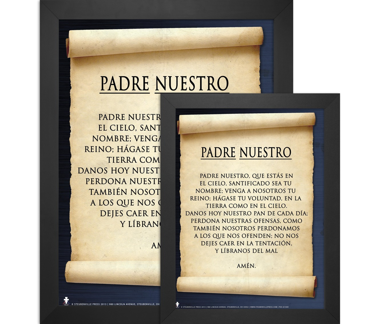 Spanish The Lord's Prayer Poster - Catholic to the Max - Online ...