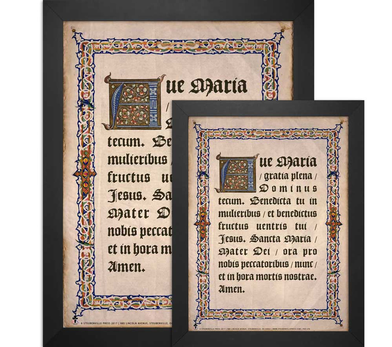 Latin Prayer Posters