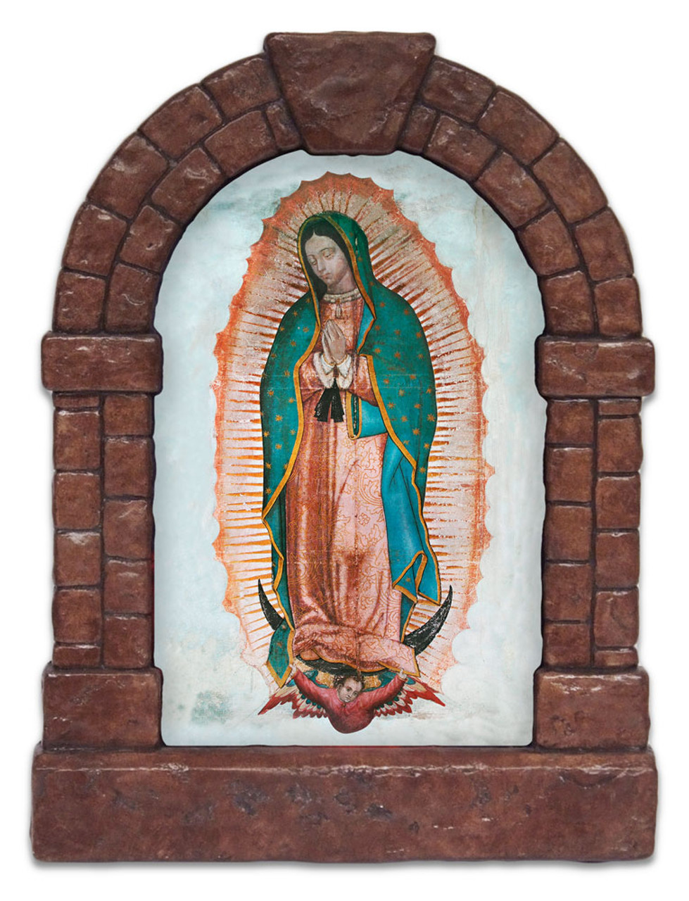 GUADALUPE マリア像 THE CRIMIE GARDEN Our Lady of Guadalupe Outdoor Garden Shrine