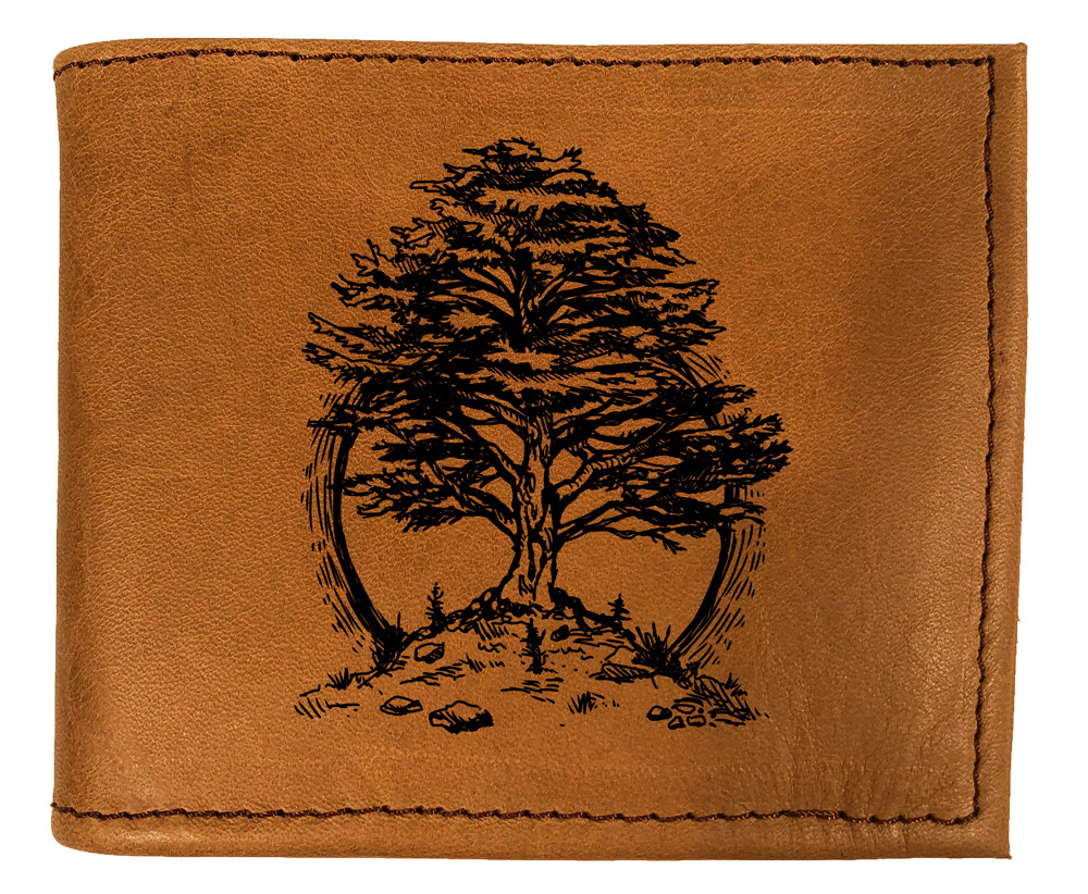 小物 diosbras Leather Carving bifold wallet AXIS Handmade Leather Bi-Fold Wallet — ARTISANS & agency