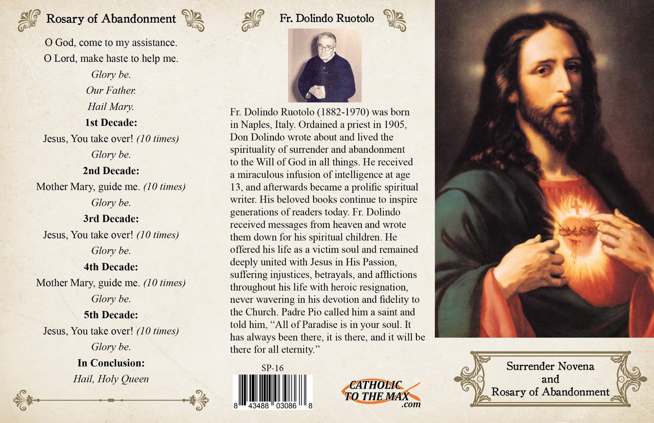 Surrender Novena and Rosary of Abandonment - Catholic to the Max ...