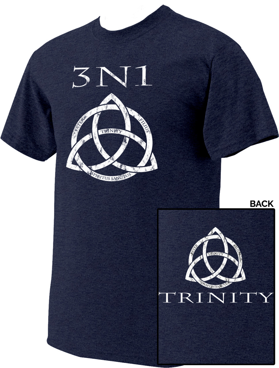 3N1 Trinity T-Shirt - Catholic to the Max - Online Catholic Store