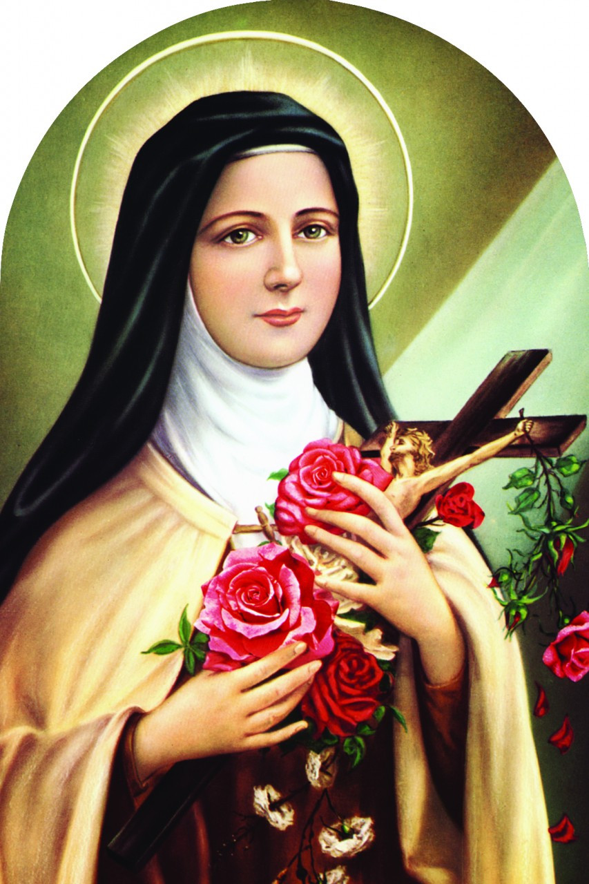 St. Therese of Lisieux Arched Magnet - Catholic to the Max