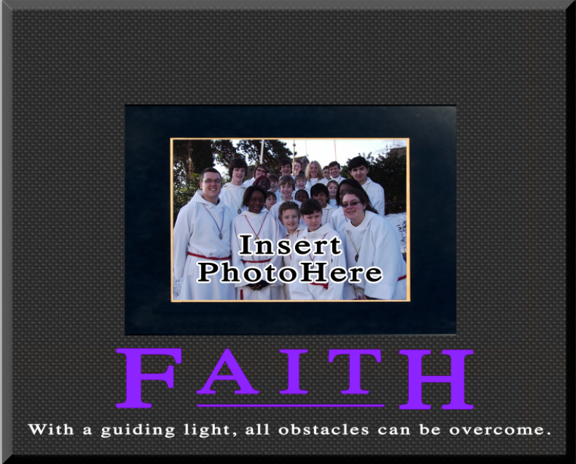 "Faith" Picture Frame Catholic to the Max Online Catholic Store