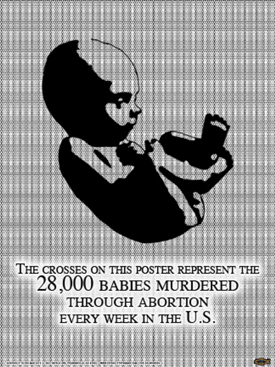 Abortion Crosses Poster - Catholic to the Max - Online Catholic Store