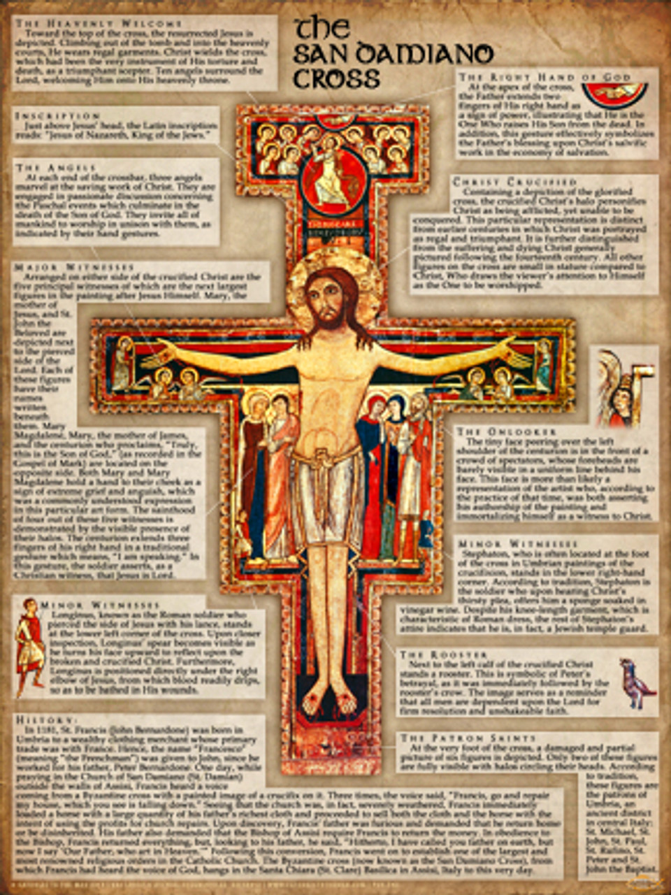 Golden Christian Cross Poster for Sale by FerraraMedia