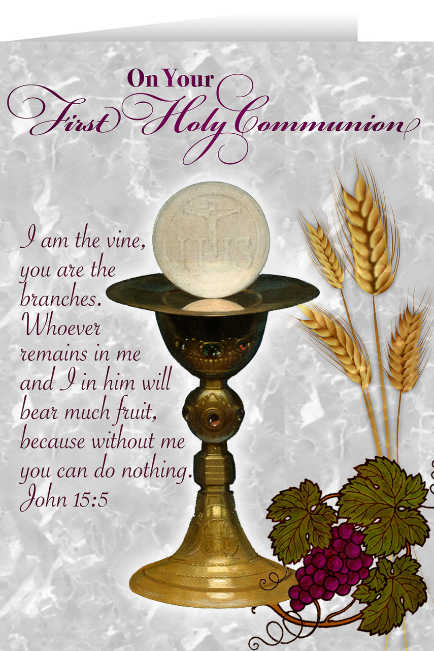 Free Printable First Holy Communion Greeting Cards