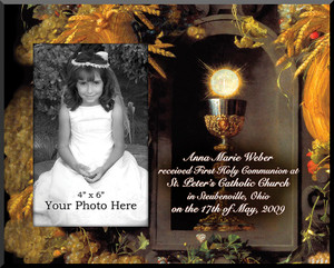 Eucharist & Chalice Personalized Photo Plaque