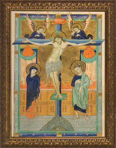 Crucifixion Icon Framed Art Crucifixion Icon Framed Art