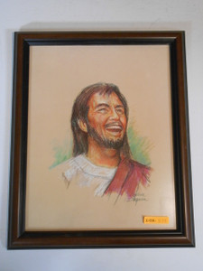 Happy Jesus 10x13 Framed Print