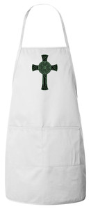 Celtic Cross Apron (White) Celtic Cross Apron (White)