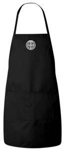 Benedictine Medal Apron (Black) Benedictine Medal Apron (Black)