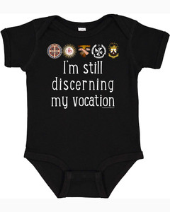 I'm Still Discerning Baby Onesie