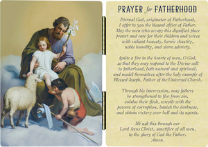 St. Joseph Guardian of Sons Prayer for Fatherhood Diptych St. Joseph Guardian of Sons Prayer for Fatherhood Diptych