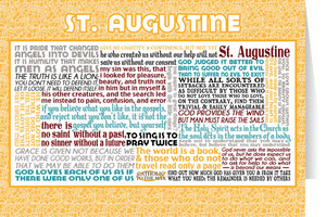 Saint Augustine Quote Card Saint Augustine Quote Card