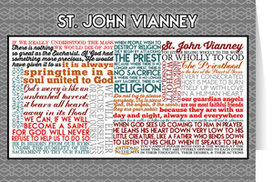 Saint John Vianney Quote Card Saint John Vianney Quote Card
