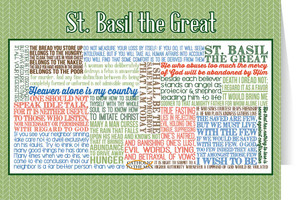 Saint Basil the Great Quote Card Saint Basil the Great Quote Card