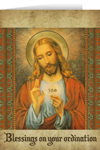 Eucharistic Ordination Greeting Card Eucharistic Ordination Greeting Card