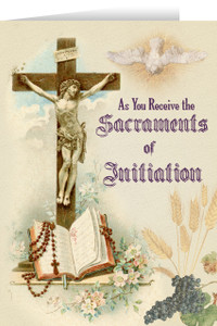 Crucifix RCIA Greeting Card Crucifix RCIA Greeting Card