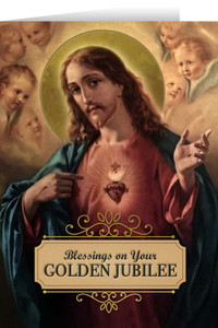 Sacred Heart Golden Jubilee Greeting Card
