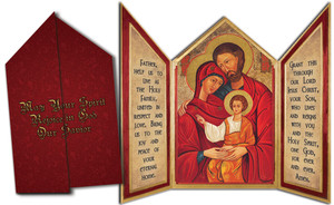 Holy Family Icon Tri-fold Triptych Cards (Set of 12) Holy Family Icon Tri-fold Triptych Cards (Set of 12)